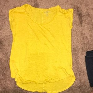 yellow shirt